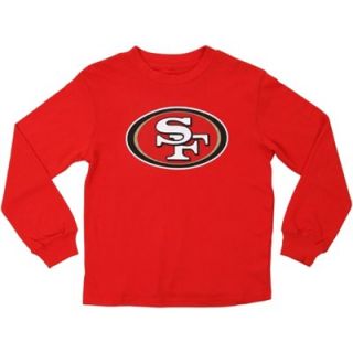 San Francisco 49ers Preschool Team Logo Long Sleeve T Shirt   Scarlet