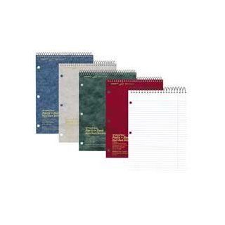 Rediform Office Products Products   Notebook, 3 Sub, 120 Sheets, Col/Margin, 8 1/2"x11", Assorted   Sold as 1 EA   Three subject notebook contains two double pocket dividers and 120 sheets of college ruled paper with a margin. Each sheet is micro