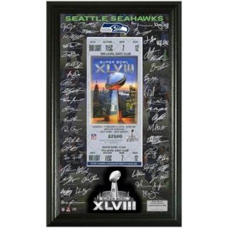 Seattle Seahawks Super Bowl XLVIII Bound Signature Ticket
