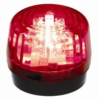 Seco Larm Red LED Security Strobe Light Six Different Flash Patterns IP66 Weatherproof Rating : Home Security Systems : Camera & Photo