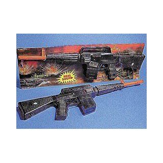Assault Rifle W/ Sound Effect (Color Varies Black or Blue): Toys & Games