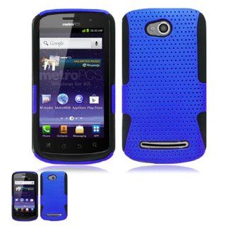 Coolpad Quattro 4G Blue And Black Hybrid Case: Cell Phones & Accessories