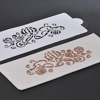 Crown Pattern Cake Side Fondant Stencil For Enhancing The Look Of Your Cake: Kitchen & Dining