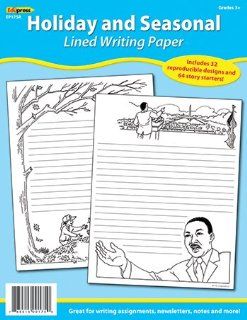 Edupress Ep 175r Holiday And Seasonal Lined Writing Paper: Toys & Games