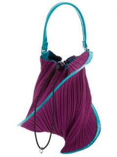 Pleats Please By Issey Miyake Pleated Pouch Bag