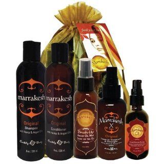 Earthly Body Marrakesh Hair Care Set (5 pc): Health & Personal Care