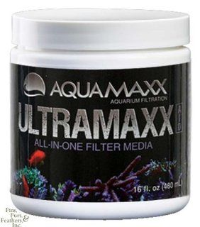 AquaMaxx UltraMaxx AIO All In One Filter Media   32 fl oz : Petsuppliesmisc : Pet Supplies