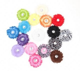 Ema Jane (Headbands Alone) 16 Super Soft Boutique Crochet Headbands (Flowers NOT Included): Clothing