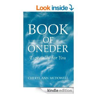 Book of Oneder   : Especially for You eBook: Cheryl Ann  McDowell: Kindle Store