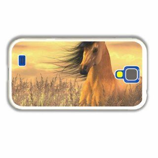 Diy Samsung GALAXY S4 Animal Horse Of Hallowmas Gift White Cellphone Shell For Everyone: Cell Phones & Accessories