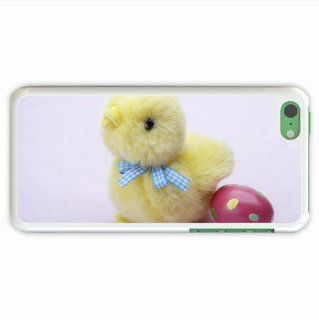 Custom Designer Iphone 5C Holidays Easter Holiday Egg Chick Of Originality Present White Case Cover For Everyone: Cell Phones & Accessories
