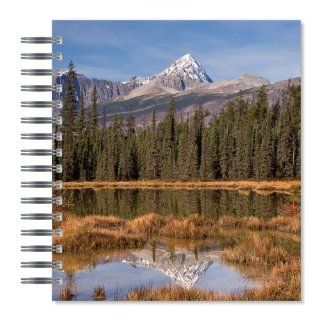 ECOeverywhere Mount Edith Cavell Picture Photo Album, 18 Pages, Holds 72 Photos, 7.75 x 8.75 Inches, Multicolored (PA12606) : Wirebound Notebooks : Office Products