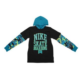 Nike SB Camo 2fer T Shirt   Boys Grade School   Casual   Clothing   Black