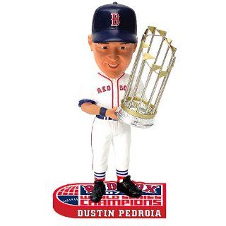 Dustin Pedroia 2007 World Series Red Sox Bobblehead : Sports Related Merchandise : Sports & Outdoors