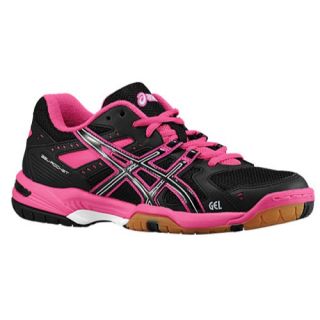 ASICS Gel Rocket 6   Womens   Volleyball   Shoes   Black/Hot Pink