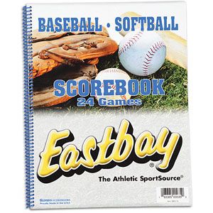 Eastbay Baseball/Softball Game Scorebook   Baseball   Sport Equipment