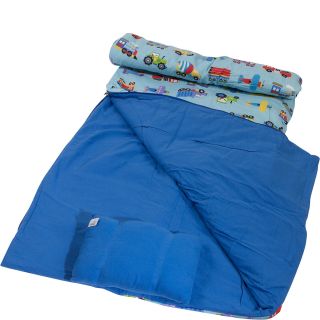 Wildkin Olive Kids Trains  Planes & Trucks Sleeping Bag