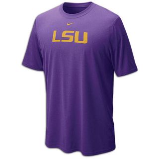 Nike College Dri Fit Logo Legend T Shirt   Mens   Basketball   Clothing   LSU Tigers   Purple
