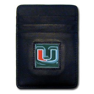 Miami Hurricanes Money Clip/Card Holder in a Box   NCAA College Athletics Fan Shop Sports Team Merchandise : Sports & Outdoors