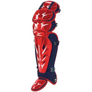 Mizuno Samurai 16.5 Shin Guards G3   Mens   Baseball   Sport Equipment   Black/Orange