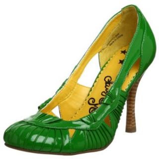 Naughty Monkey Women's Getting Lucky Pump,Green,8 M: Shoes