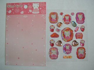 Hello Kitty Cat Pink Cell Phone / Jewelry Stickers (2 Designs)   Great Gift Giving Idea for Women and Girls! : Other Products : Everything Else