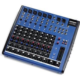 Samson MDR1064 10 Channel Mixer Sound Reproduction Recording Live Sound Reinforcement 3 Band EQ: Musical Instruments