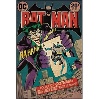 RoomMates Batman™ and The Joker Comic Cover Peel and Stick Giant Wall Decal, 27 x 40