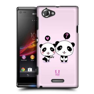 Head Case Designs Act of Giving Kawaii Panda Hard Back Case Cover for Sony Xperia L C2105: Cell Phones & Accessories
