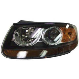 DRIVER SIDE HEADLIGHT Fits Hyundai Santa Fe HEAD LIGHT ASSEMBLY; TO PRODUCTION DATE 7/11/2007 [HAS 2 SIGNAL SOCKETS; LATE PRODUCTION ONLY HAS ONE]: Automotive