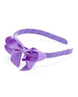 Grosgrain 3D Bow Headband, Orchid   Bow Arts   Orchid