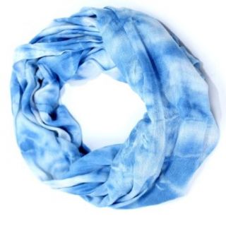 JTC Tie Dye Infinity Scarf L33" x W26" Blue at  Womens Clothing store