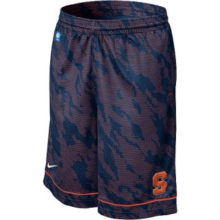 NIKE Mens Syracuse Orange Print Basketball Shorts   Size: Xl, Navy