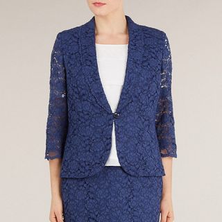 Eastex Navy Lace Tailored Jacket