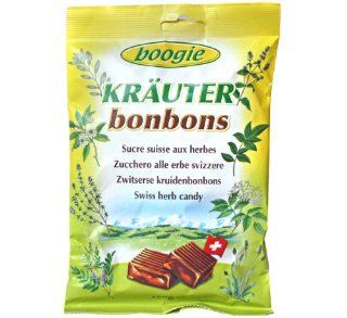 Boogie Krauter Bonbons 150g/5.3oz Herbal Candy from Switzerland : Hard Candy : Grocery & Gourmet Food