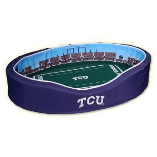 Stadium Cribs TCU Horned Frogs Football Stadium Pet Bed   Size: Medium, Tcu