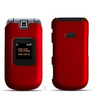 Red Rubberized Protector Case for Samsung Factor SPH M260: Cell Phones & Accessories