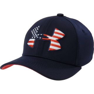 UNDER ARMOUR Boys USA Series Fitted Cap   Size: S/m, Midnight/white