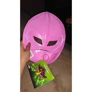 Power Rangers   Pink Ranger Vacuform Mask Adult Accessory: Toys & Games
