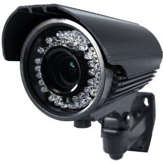 Infrared CCTV Security Surveillance Camera 700TVL High Resolution 1/3" Sony Super HAD Color CCD DSP Waterproof Indoor/outdoor Infrared Illumination 114FT Nightvision, 2.8 12mm ZOOM Lens 5mm 42 IR Leds Camera Color with Free Cable Managed Mounting Brac