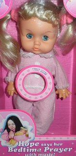 Lovee Baby Doll   Hope Says her Bedtime Prayers, in Pink: Toys & Games