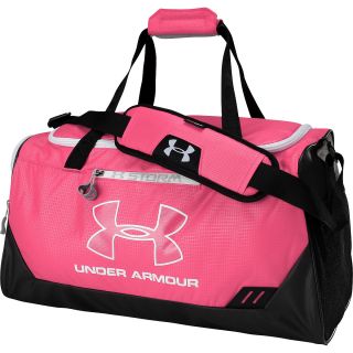 UNDER ARMOUR Hustle Duffle   Small   Size: Small, Pink/black