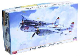 HAS07330 1:48 Hasegawa P 38J P 38L Lightning Putt Putt Maru MODEL KIT: Toys & Games