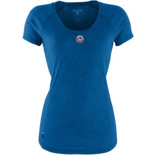 Antigua New York Mets Womens Pep Shirt   Size: Large, Dk Royal/heather (ANT