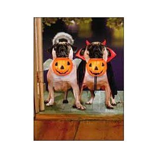 Pugs in Costumes Halloween Card: Toys & Games