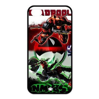 Mystic Zone Customized Cool Superhero Deadpool Case for iPhone 4 4S Rubber Back Cover Fits Case KEK1827: Cell Phones & Accessories