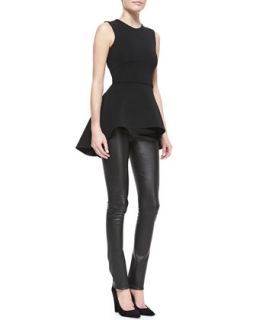 Womens High Low Seam Waist Tunic Top   Cushnie et Ochs   Black (12)