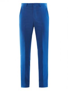 Flat front tailored trousers  Alexander McQueen  MATCHESFASH