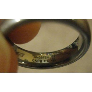Tungsten Ring 6 mm Domed Wedding Band Thumb His & Hers Highly Polished Finish, sizes 5 to 12: Jewelry