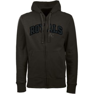 Antigua Kansas City Royals Mens Signature Full Zip Hooded Sweatshirt   Size: